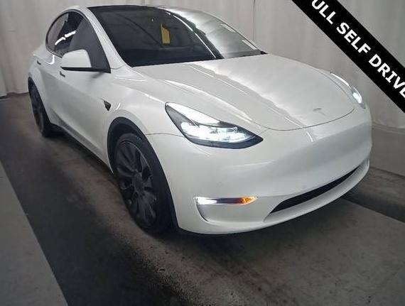 TESLA MODEL Y 2022 7SAYGDEF6NF452114 image